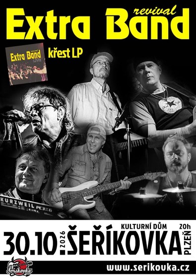 Plakát události EXTRA BAND revival - křest LP