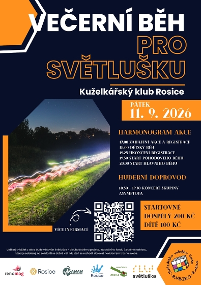 Plakát události Večerní běh pro Světlušku