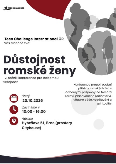 Plakát události Konference Důstojnost romské ženy
