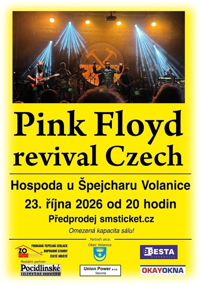 Plakát události Pink Floyd revival Czech