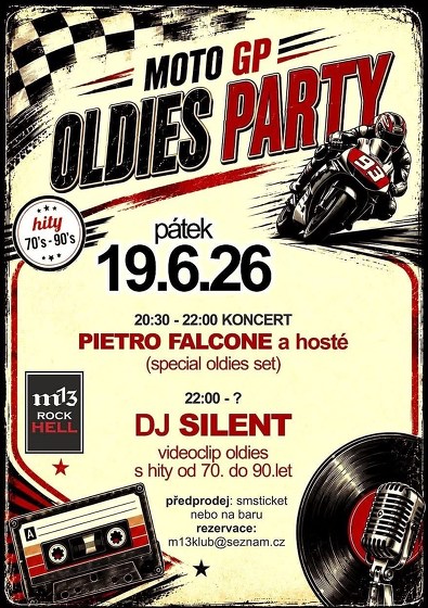 Plakát události MOTO GP OLDIES PARTY
