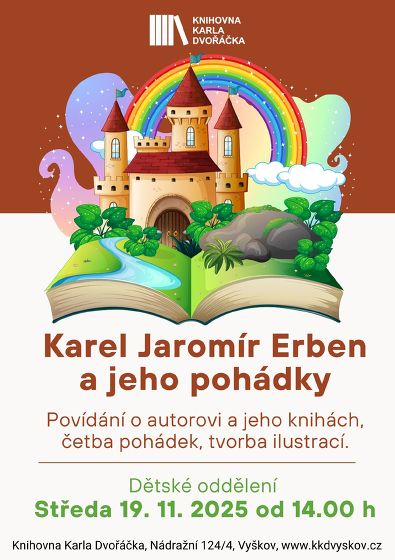 Plakát události Karel Jaromír Erben a jeho pohádky