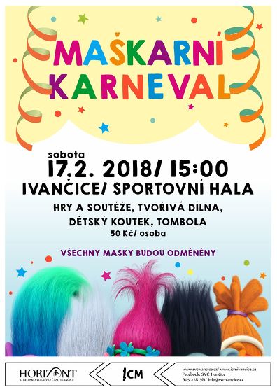 Plakát události Maškarní karneval