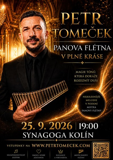 Plakát události Petr Tomeček / Panova flétna v plné kráse