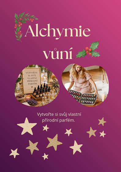 Plakát události Vánoční zážitkový workshop přírodního parfému