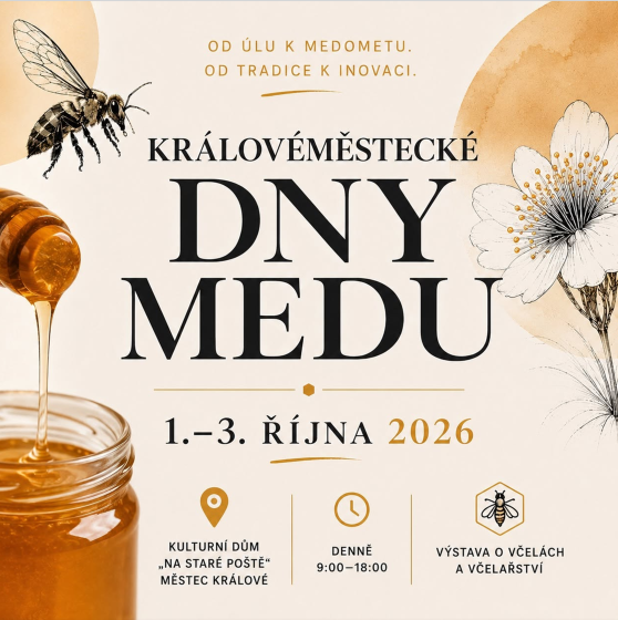 Plakát události Královéměstecké dny medu