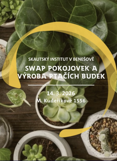 Plakát události SWAP pokojovek a výroba ptačích budek