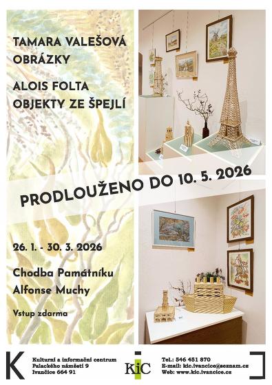 Plakát události Tamara Valešová a Alois Folta - výstava - PRODLOUŽENO