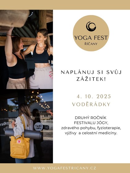 Plakát události Yoga Fest Říčany