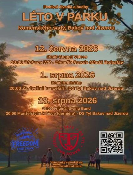 Plakát události LÉTO V PARKU - Festival divadla a hudby