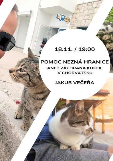 Plakát události Pomoc nezná hranice aneb Záchrana koček v Chorvatsku