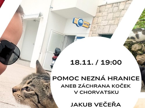 Plakát události Pomoc nezná hranice aneb Záchrana koček v Chorvatsku
