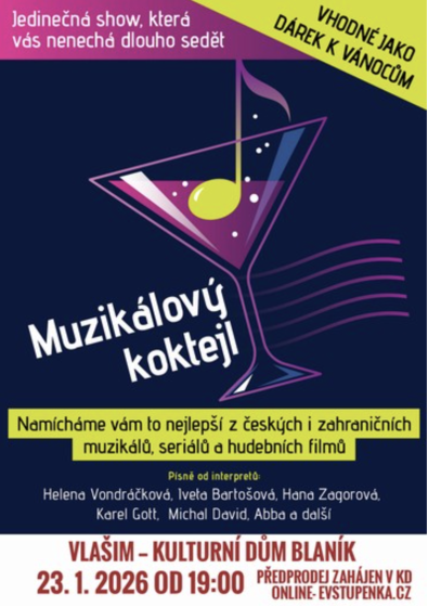 Plakát události Muzikálový koktejl