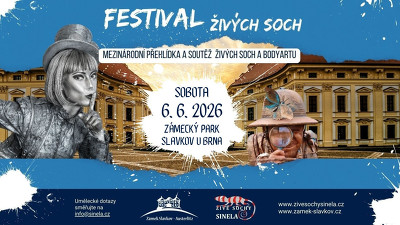 Plakát události Festival živých soch a bodyartu 2026