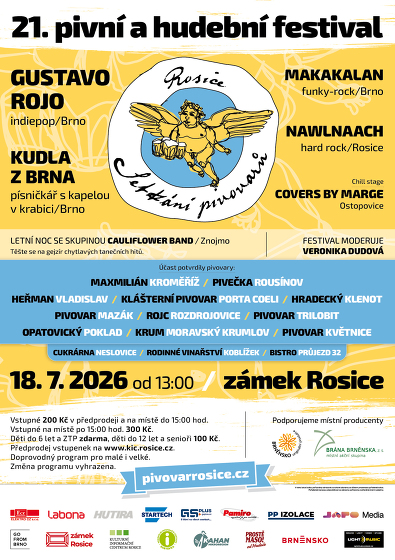 Plakát události Setkání pivovarů Rosice