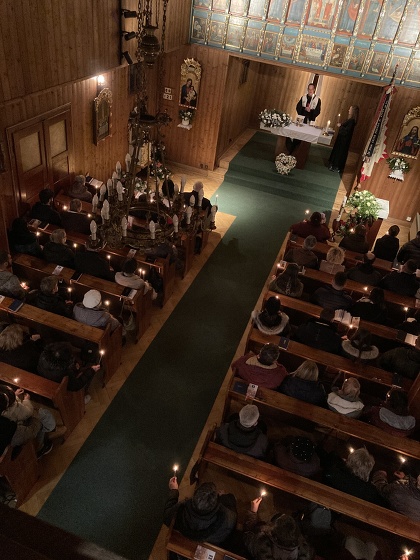 Plakát události SLAVNOST HROMNIC 2. února L.P. 2026, Uvedení Páně do chrámu