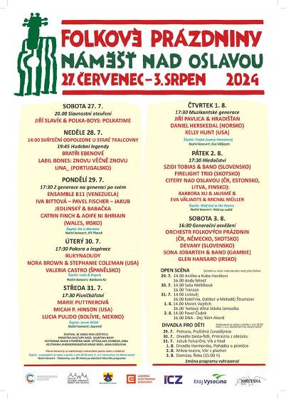 Plakát události Folkové prázdniny