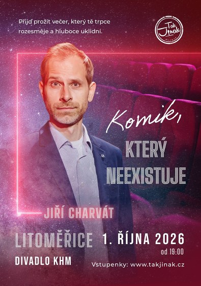 Plakát události Jiří Charvát - Komik, který neexistuje