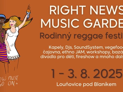 Plakát události Right News Music Garden