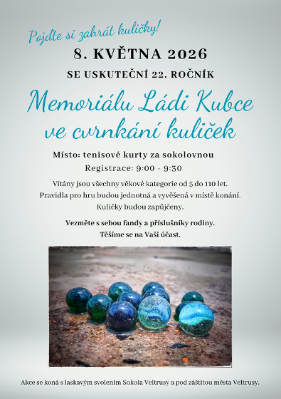 Plakát události Memoriál Ládi Kubce ve cvrnkání kuliček