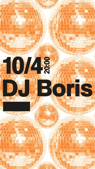 Plakát události DJ Boris v Hoodbaru