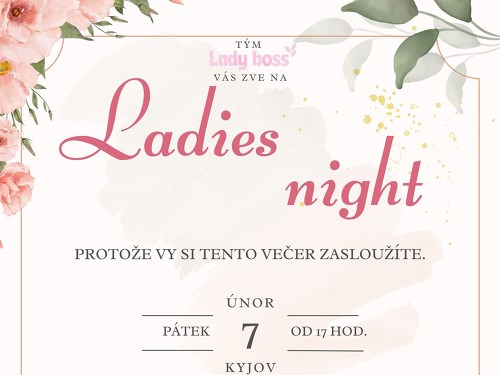 Plakát události Ladies night