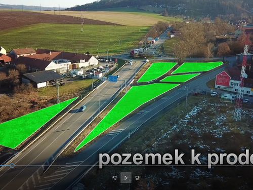 Prodej pozemků 2 856 m2 pro komerční využití