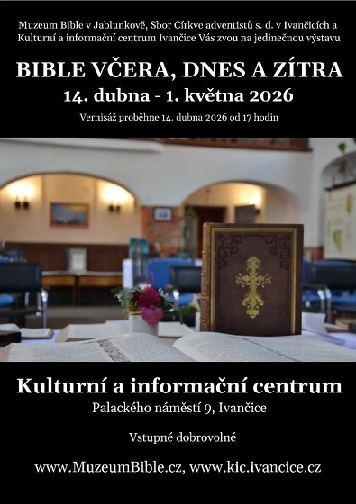 Plakát události Bible včera, dnes a zítra