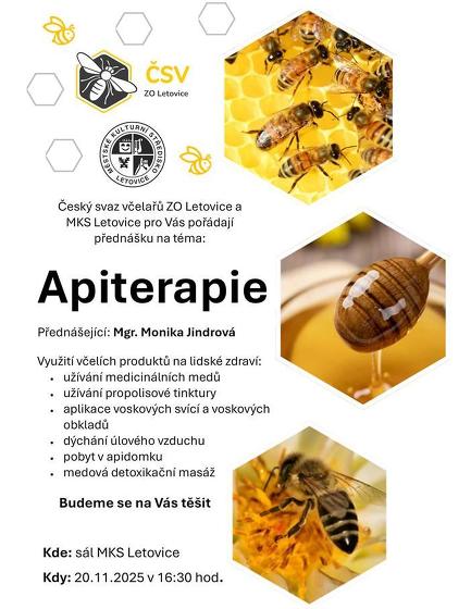 Plakát události Apiterapie, Letovice