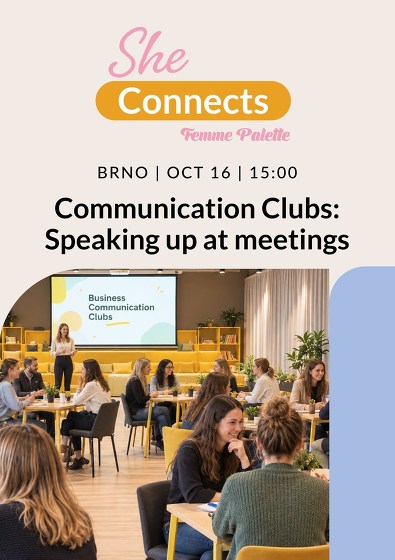 Plakát události Communication Clubs: Speaking up at meetings
