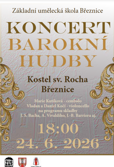 Plakát události Koncert barokní hudby