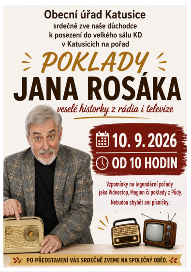 Plakát události Poklady Jana Rosaka