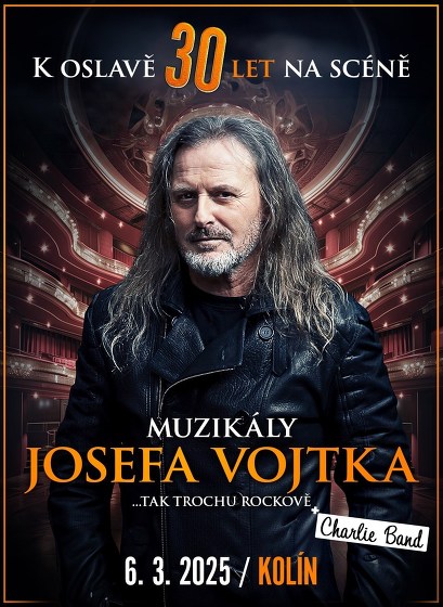 Plakát události Muzikály Josefa Vojtka v Kolíně