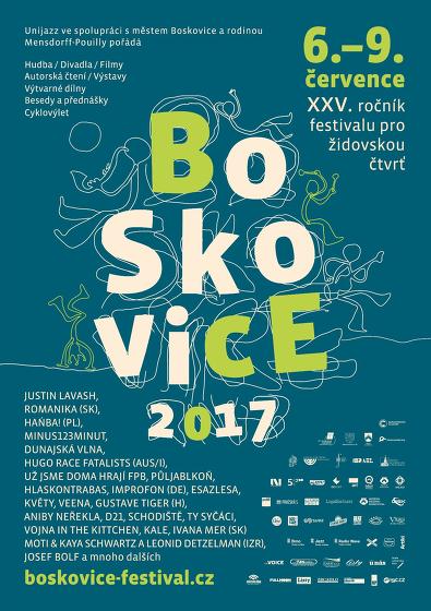 Plakát události Festival Boskovice 6. – 9.7.2017