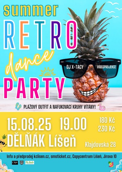 Plakát události Summer Retro Dance Party
