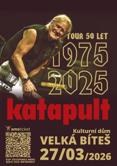 Plakát události Katapult tour 50 let (1975 – 2025)