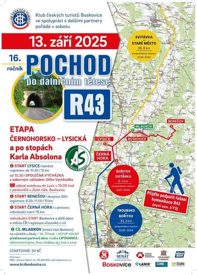 Plakát události Pochod po dálničním tělese, Benešov