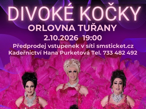 Plakát události Travesti Divoké kočky v Brně-Tuřanech