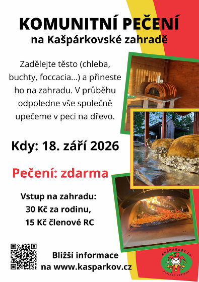 Plakát události Komunitní pečení