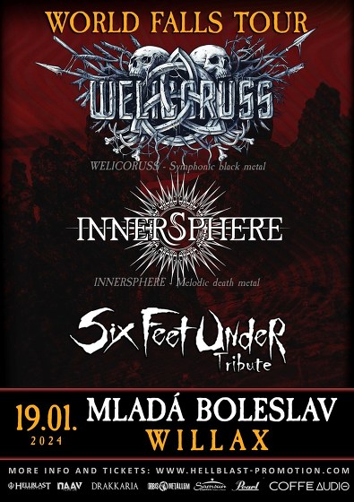 Plakát události Welicoruss / Innersphere / Mladá Boleslav