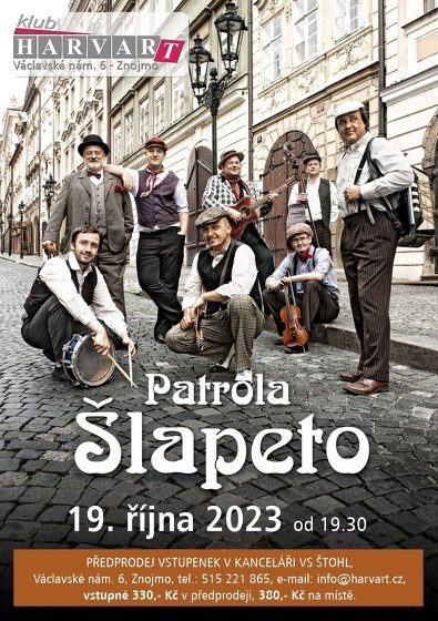Plakát události Patrola Šlapeto - koncert
