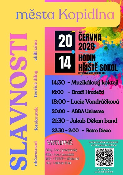 Plakát události Kopidlenské slavnosti 2026