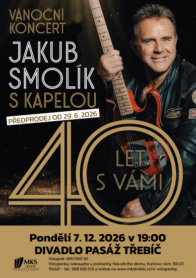 Plakát události Jakub Smolík 