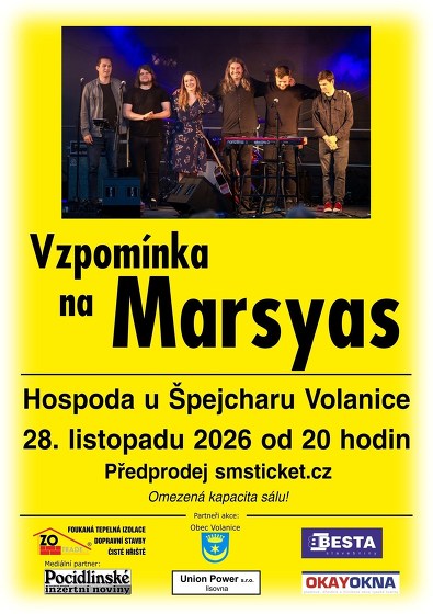 Plakát události Vzpomínka na Marsyas