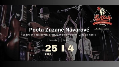 Plakát události Pocta Zuzaně Navarové - Chrudim