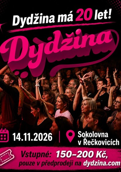 Plakát události Dydžina po 20 letech