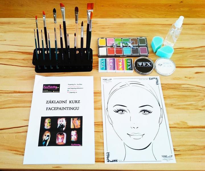 Individuální  kurz facepaintingu - malování na obličej