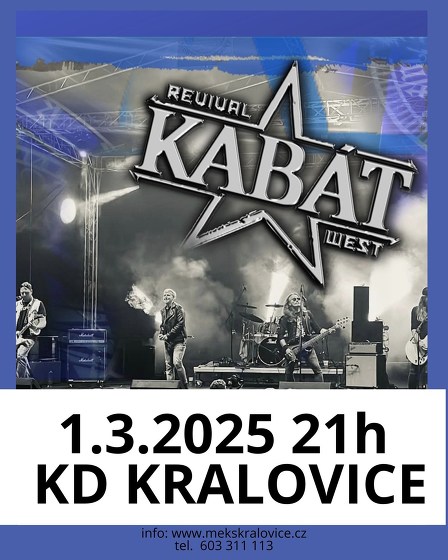 Plakát události KÁBÁT REVIVAL WEST