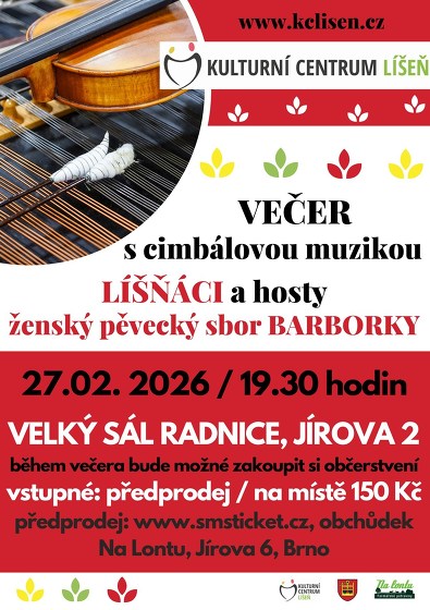 Plakát události Večer u cimbálu