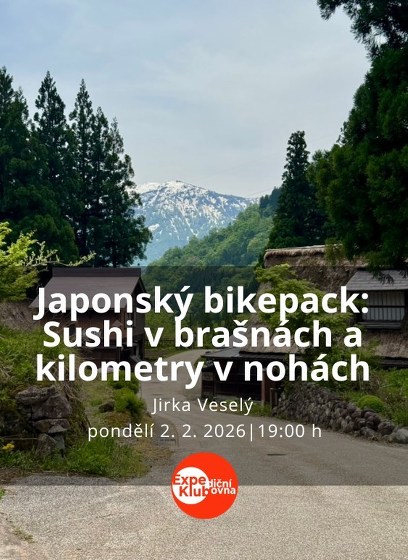 Plakát události Japonský bikepack: Sushi v brašnách a kilometry v nohách